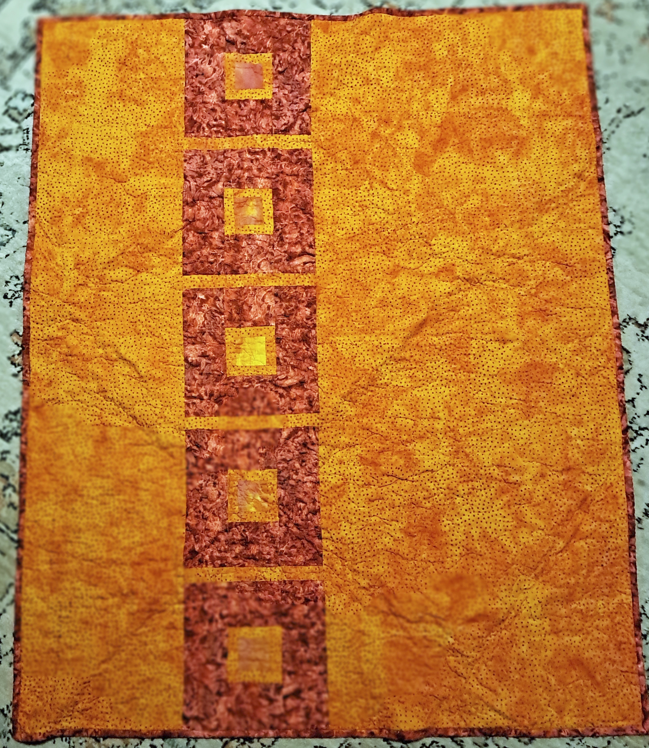 Handmade Infant Quilt - Safari Animals Backing