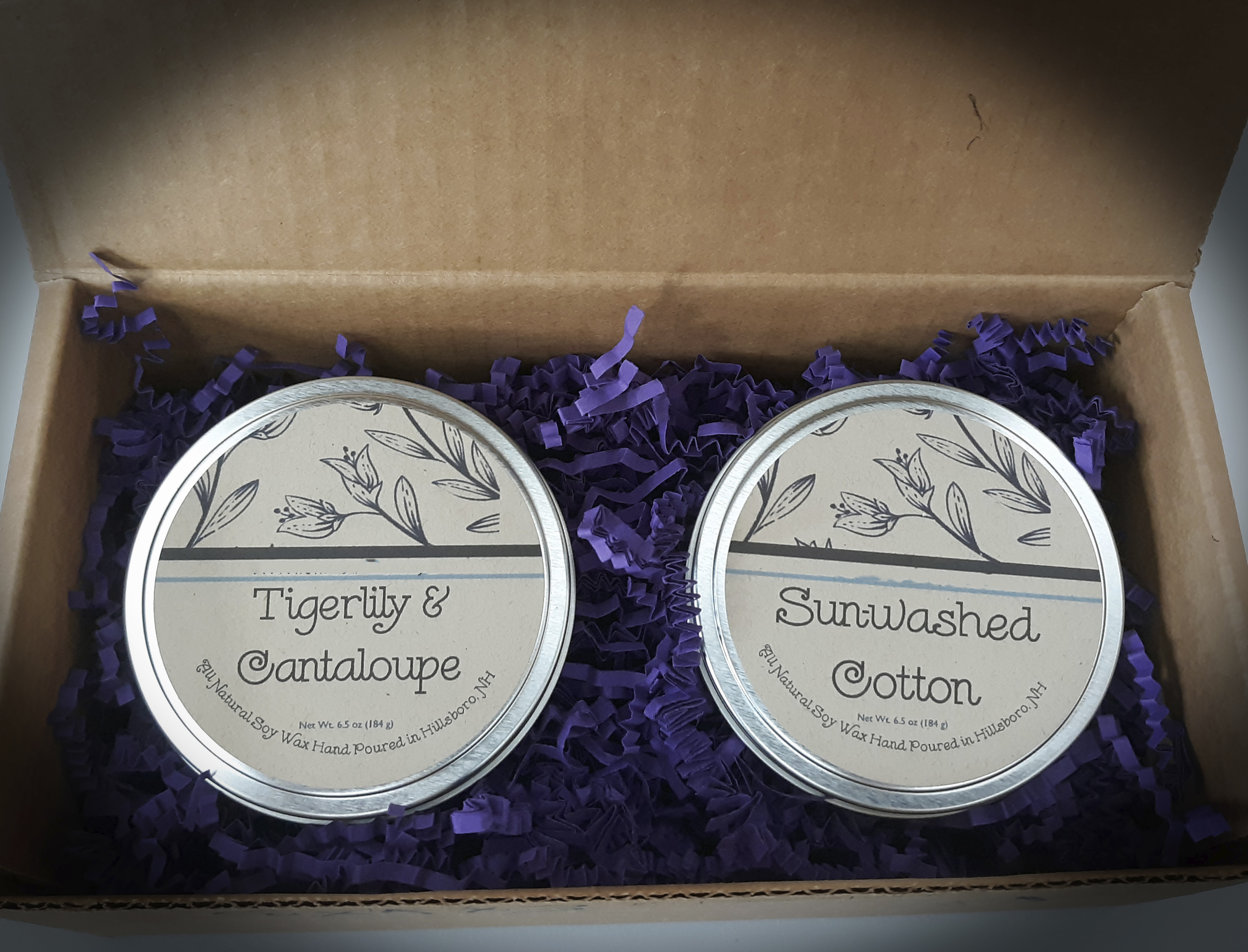 All Natural Soy Large (8oz) Candle Tin