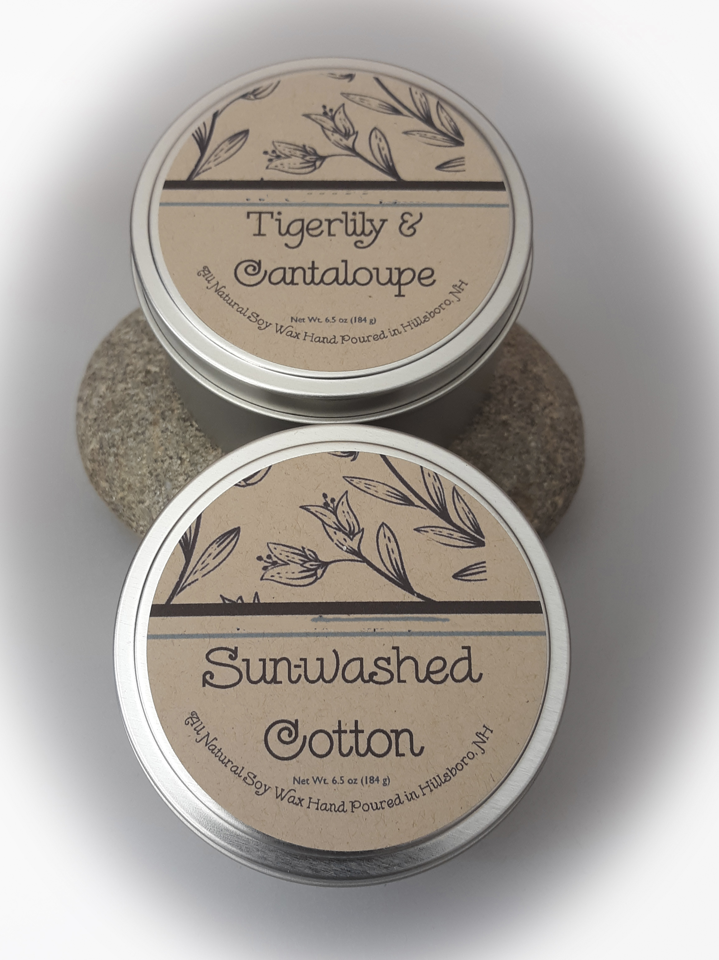 All Natural Soy Large (8oz) Candle Tin