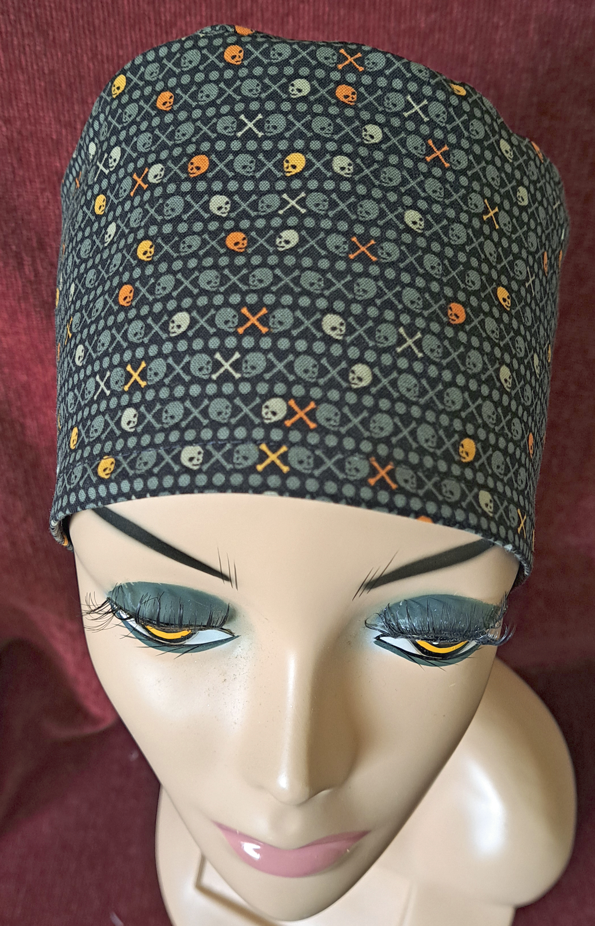 Handmade Small Skulls Surgical/Scrub Cap