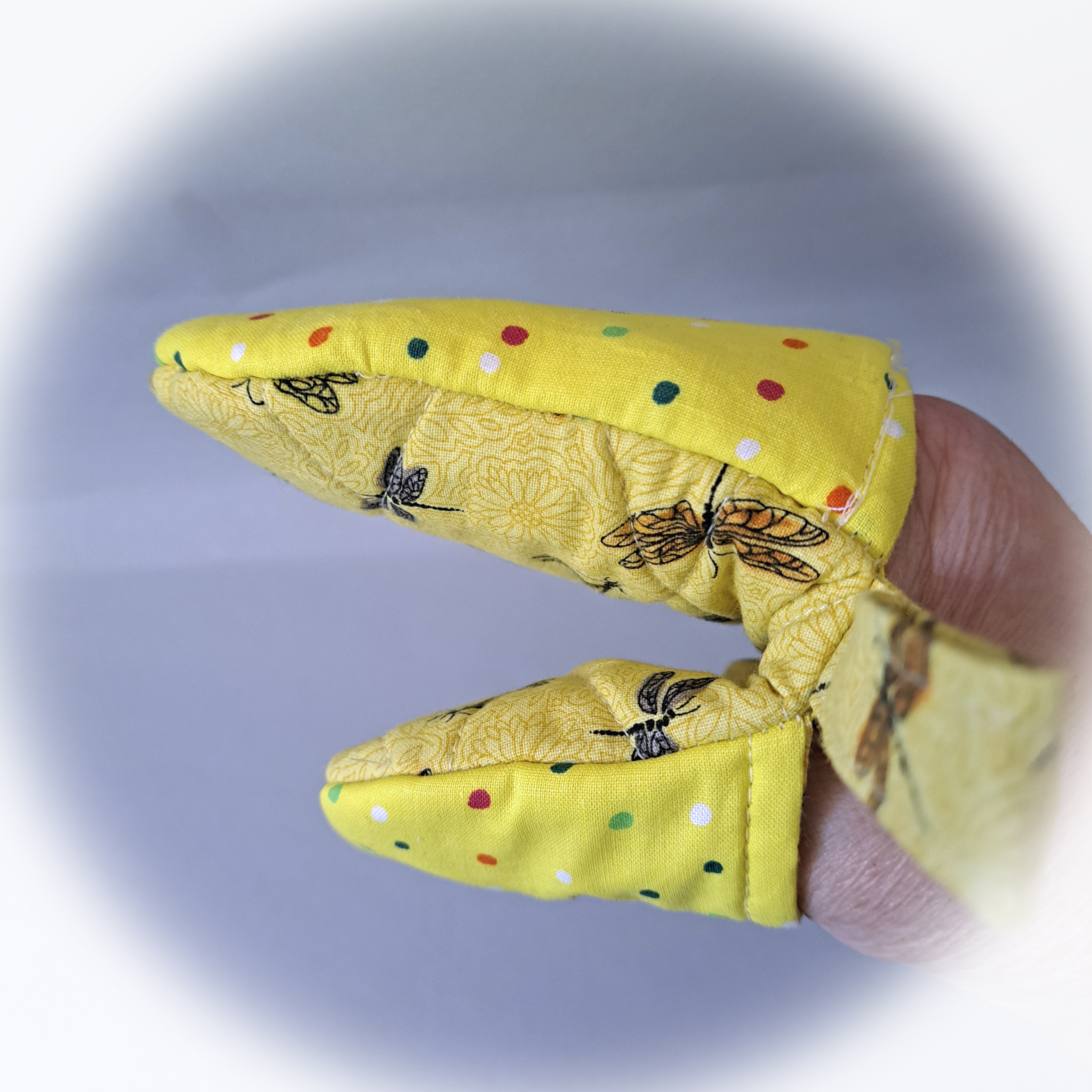 Handmade Butterfly Mini Oven Mitt/Finger Oven Mitt