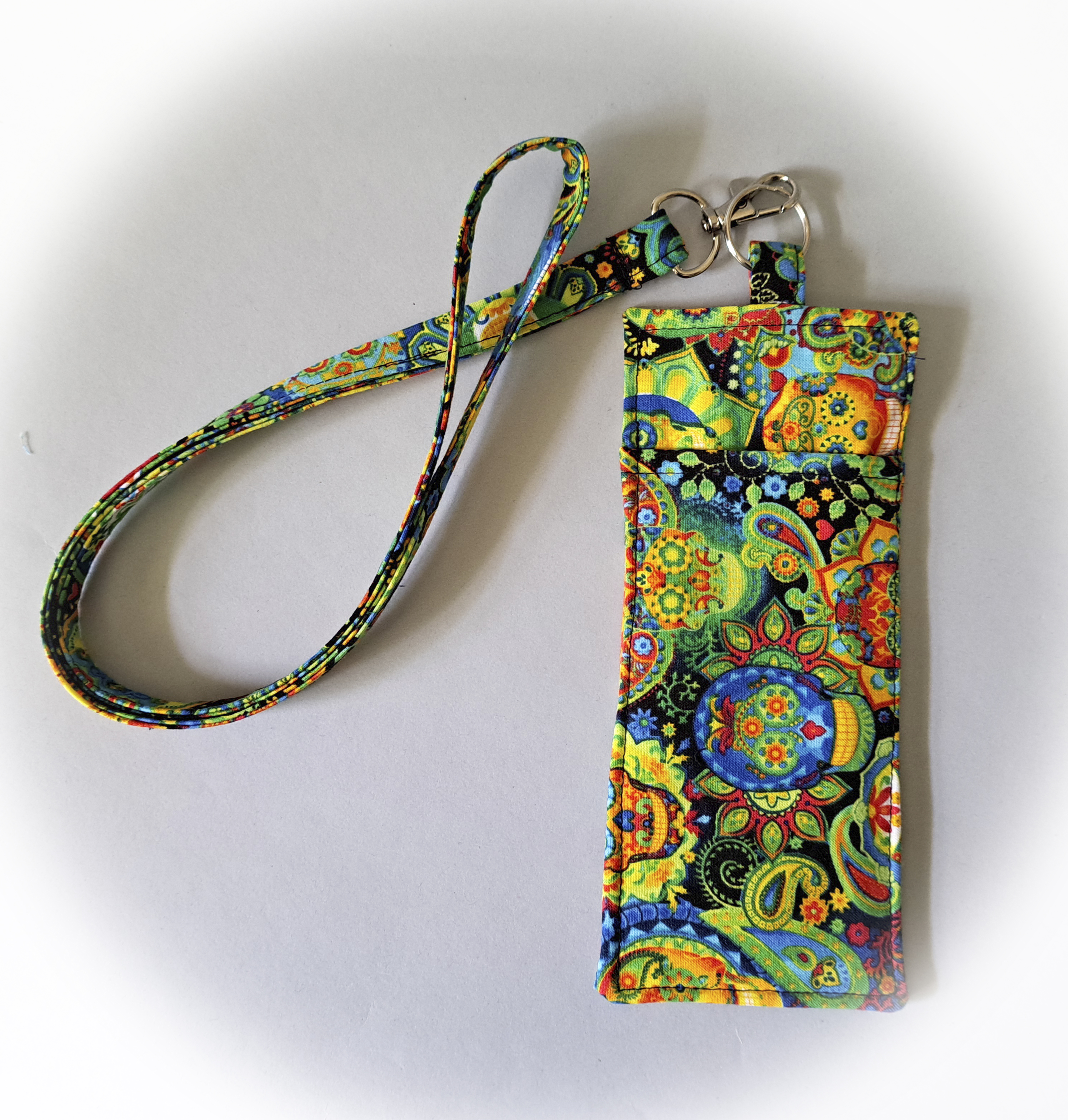 Colorful Cat Eyeglass and Pen Holder with Matching Lanyard