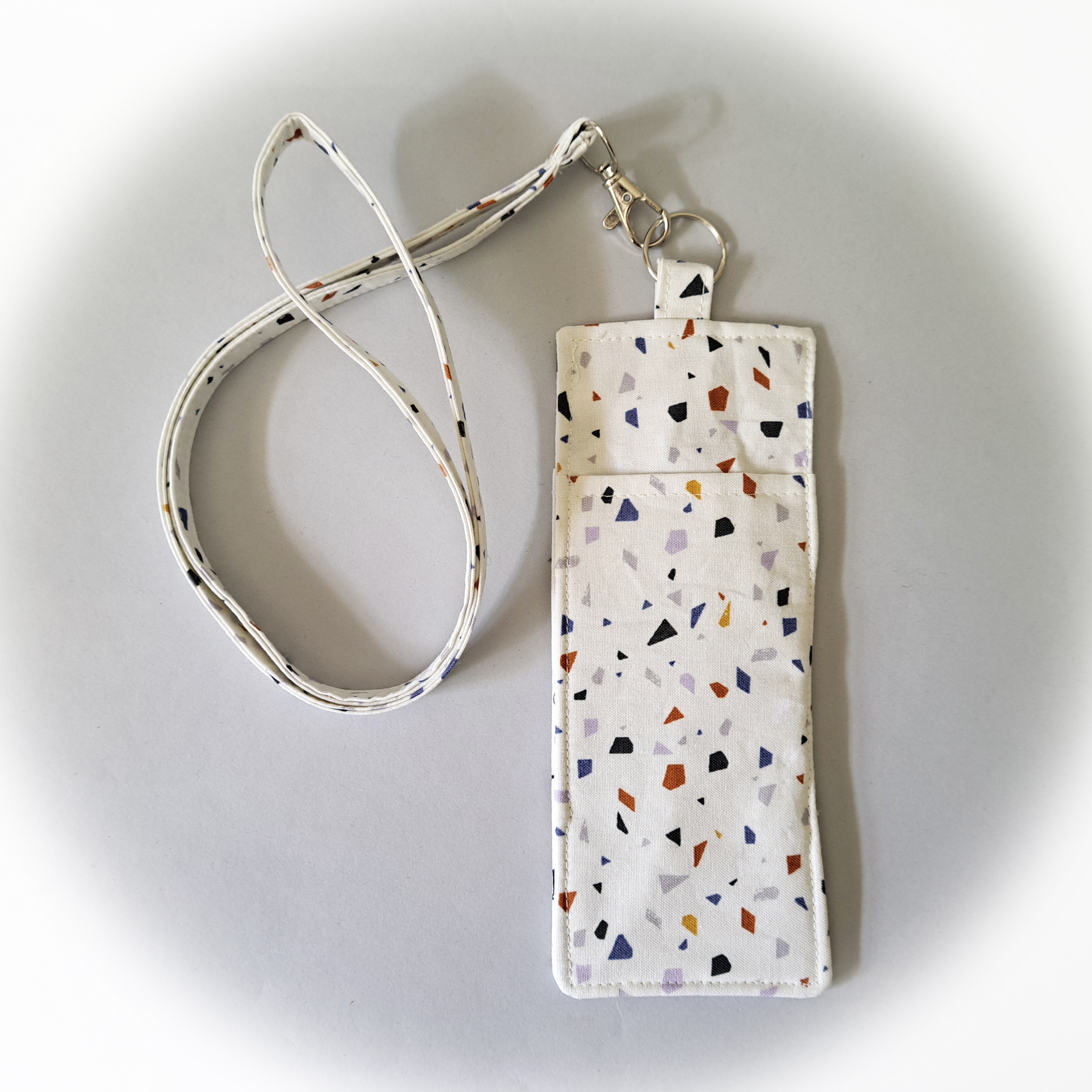 Cow Print Eyeglass and Pen Holder with Matching Lanyard