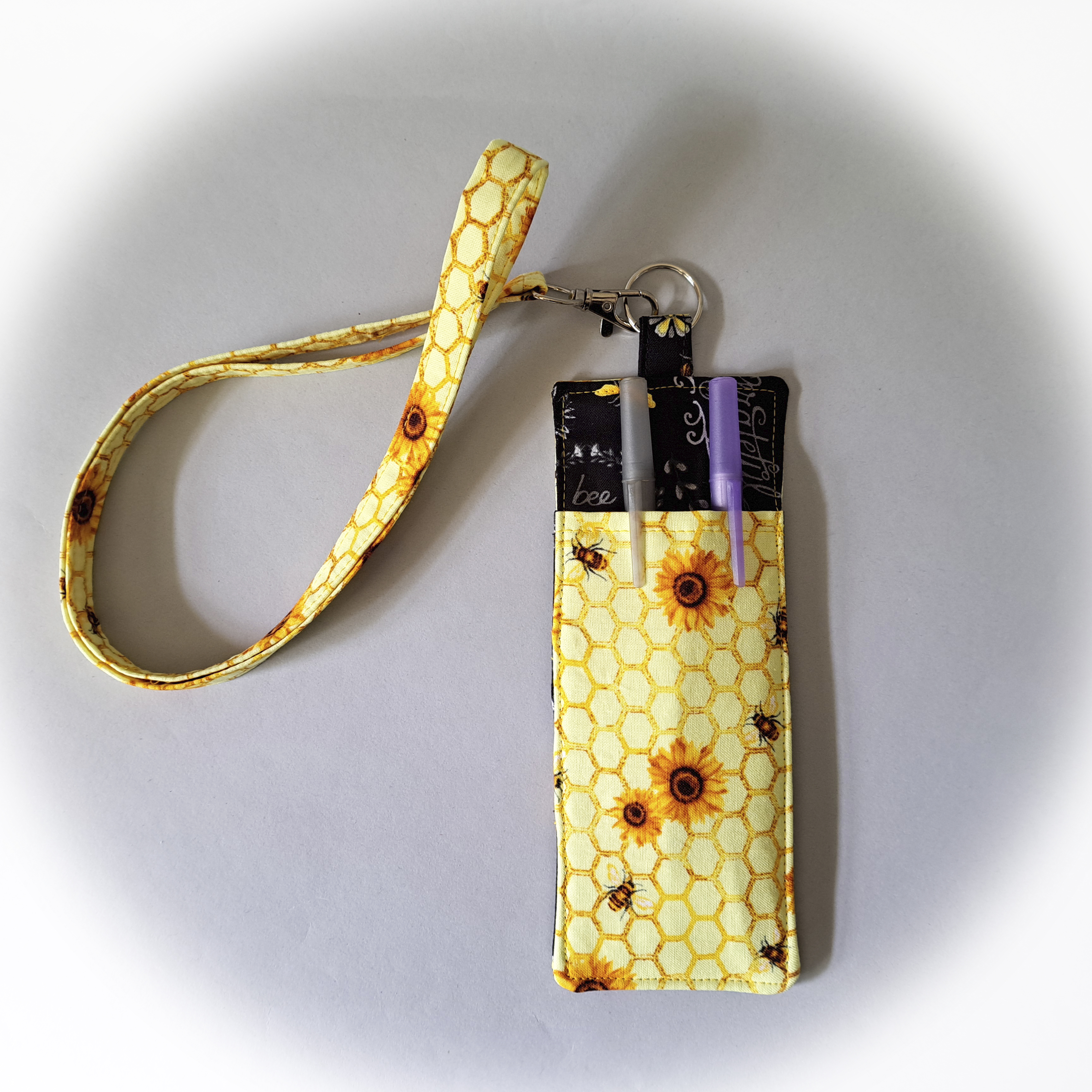 Bees Eyeglass and Pen Holder with Matching Lanyard