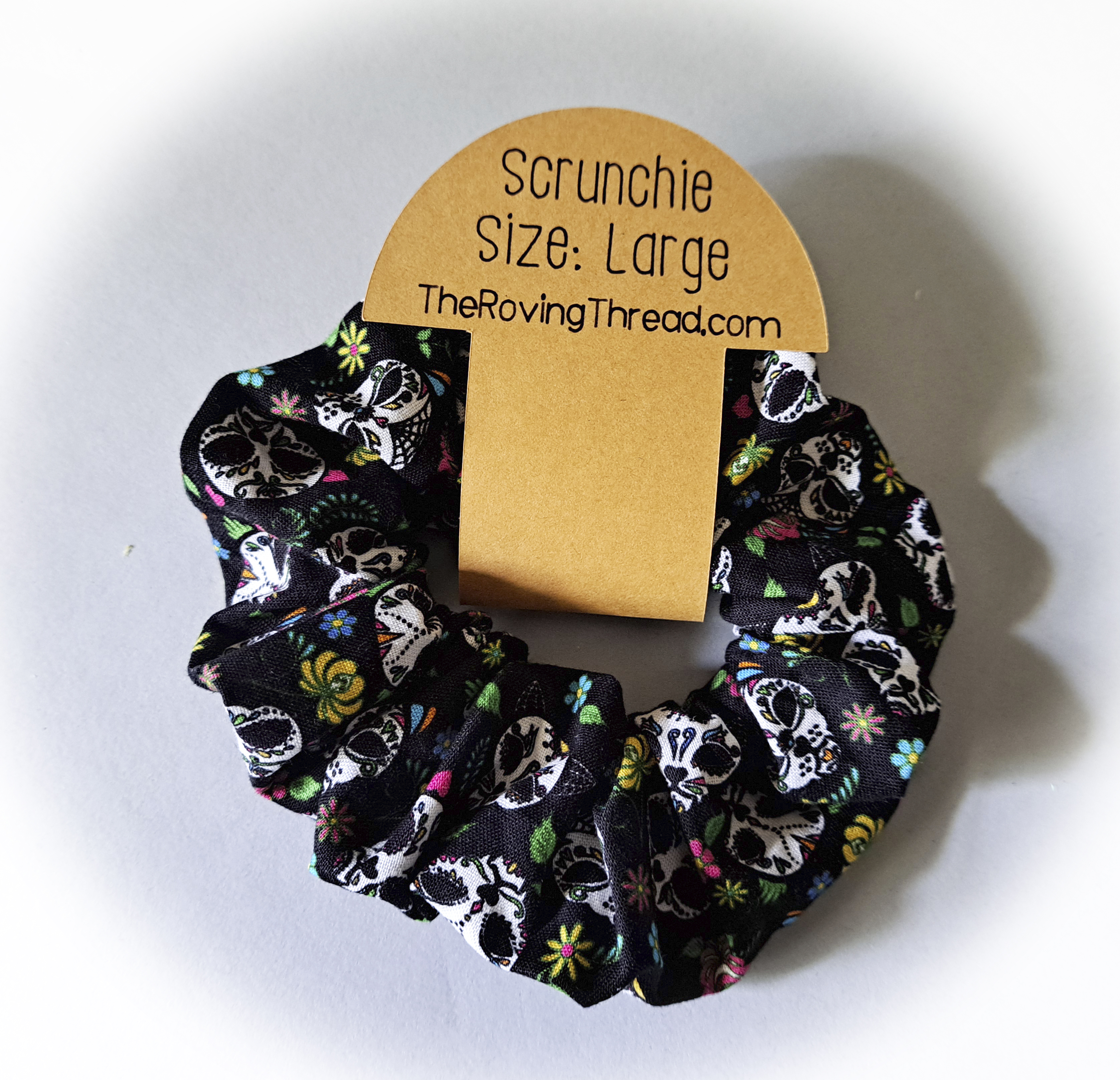 Large Skeleton Cat Scrunchie
