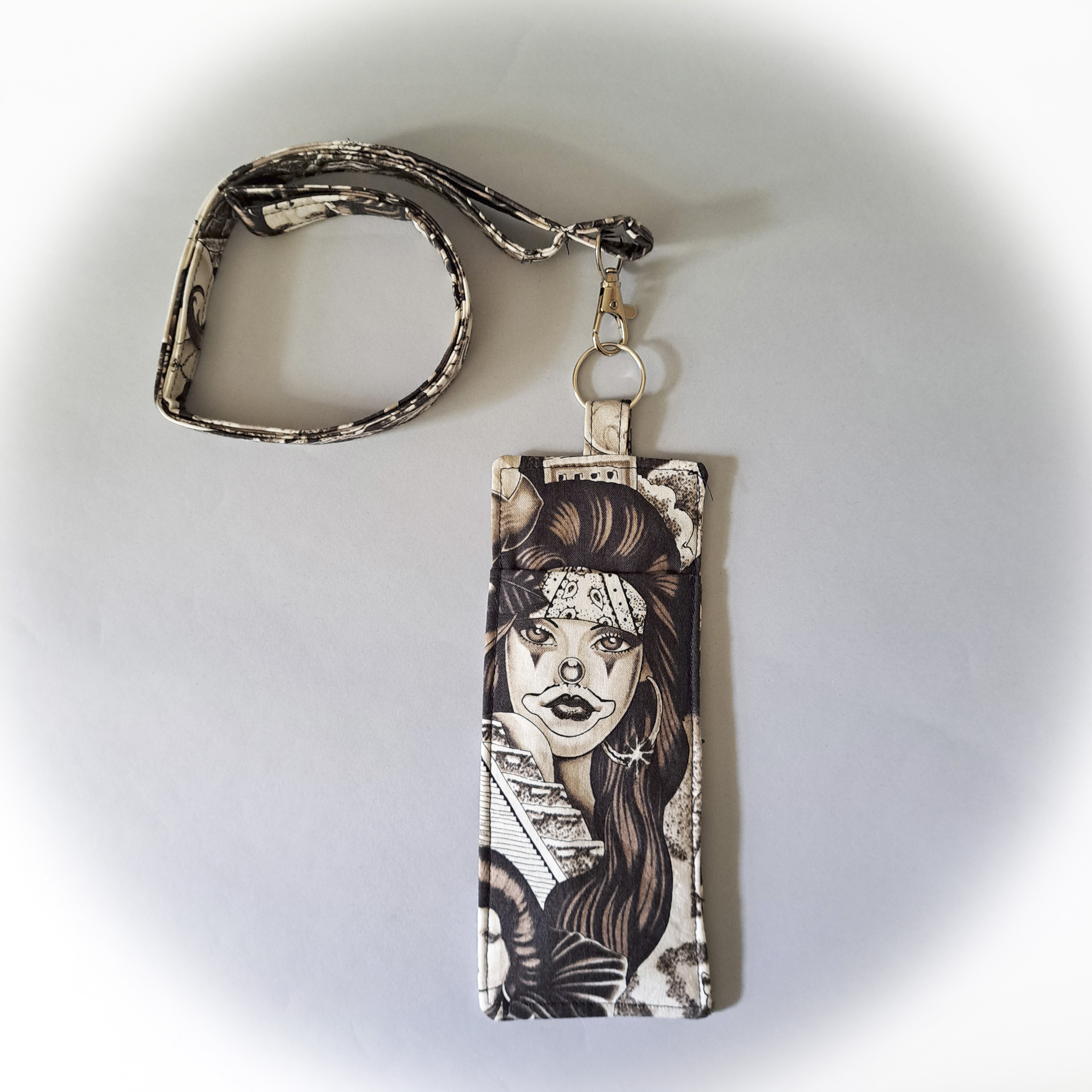 Day of the Dead Eyeglass and Pen Holder with Optional Matching Lanyard