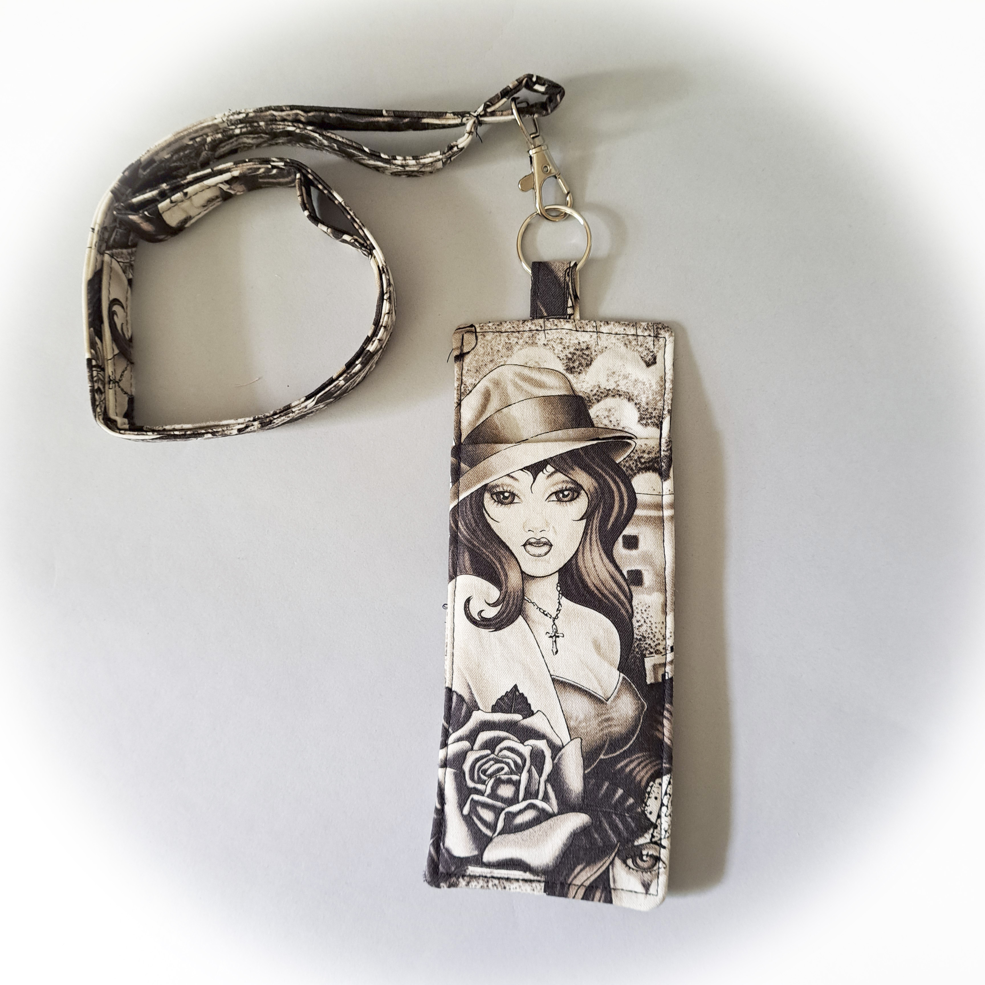 Day of the Dead Eyeglass and Pen Holder with Optional Matching Lanyard