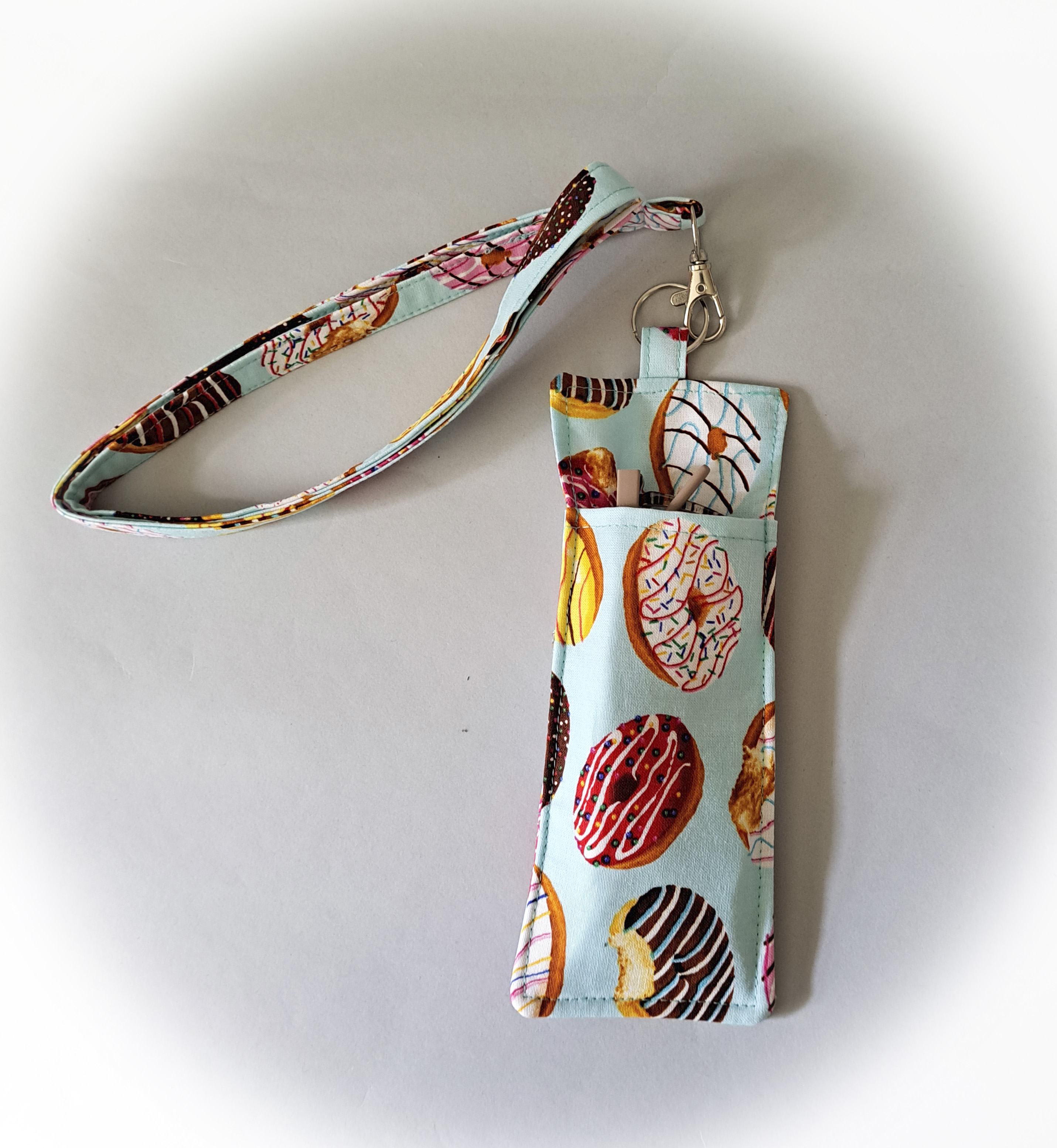 Donut Themed Eyeglass and Pen Holder with Optional Lanyard