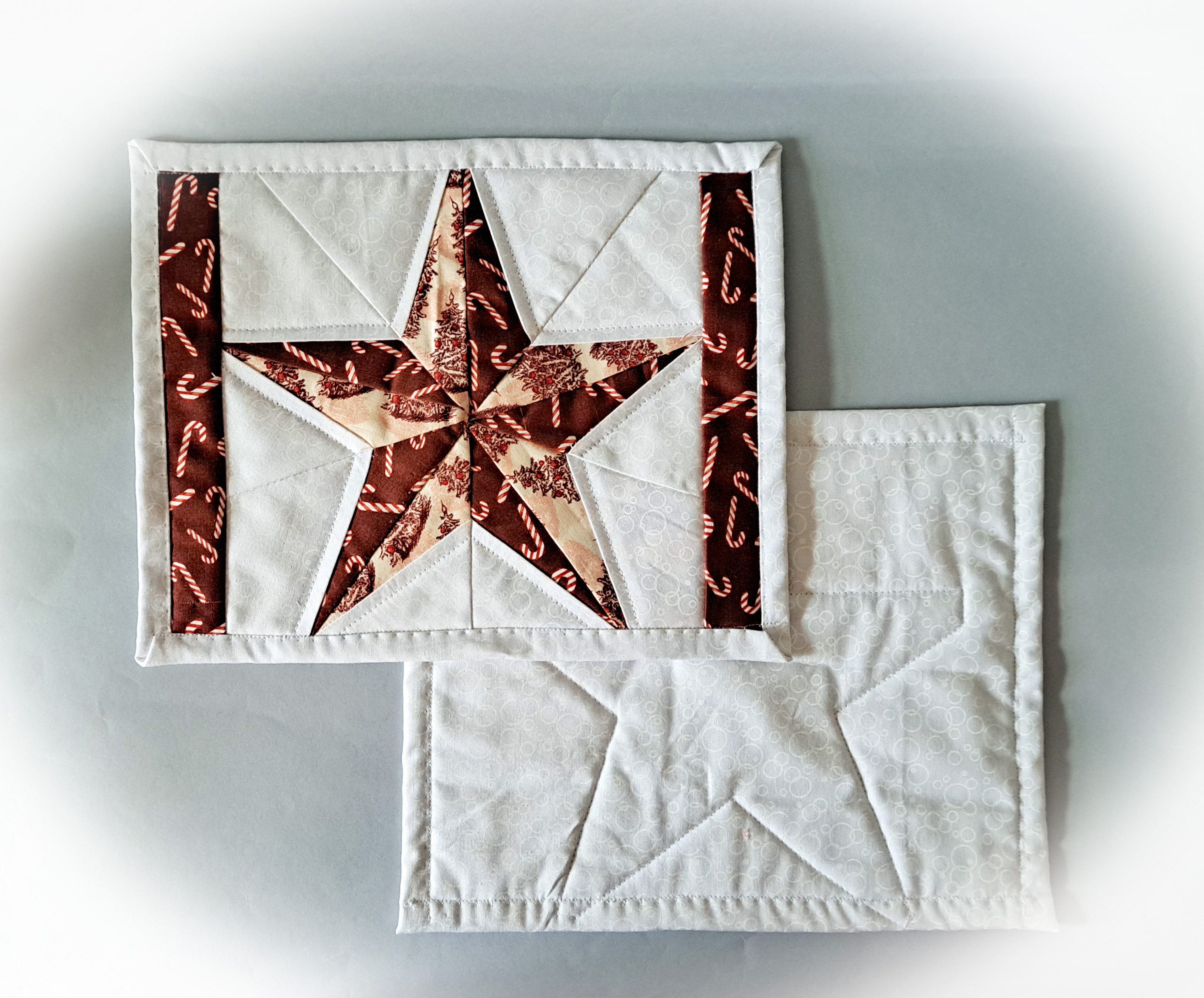 Star Quilted Mug Rugs