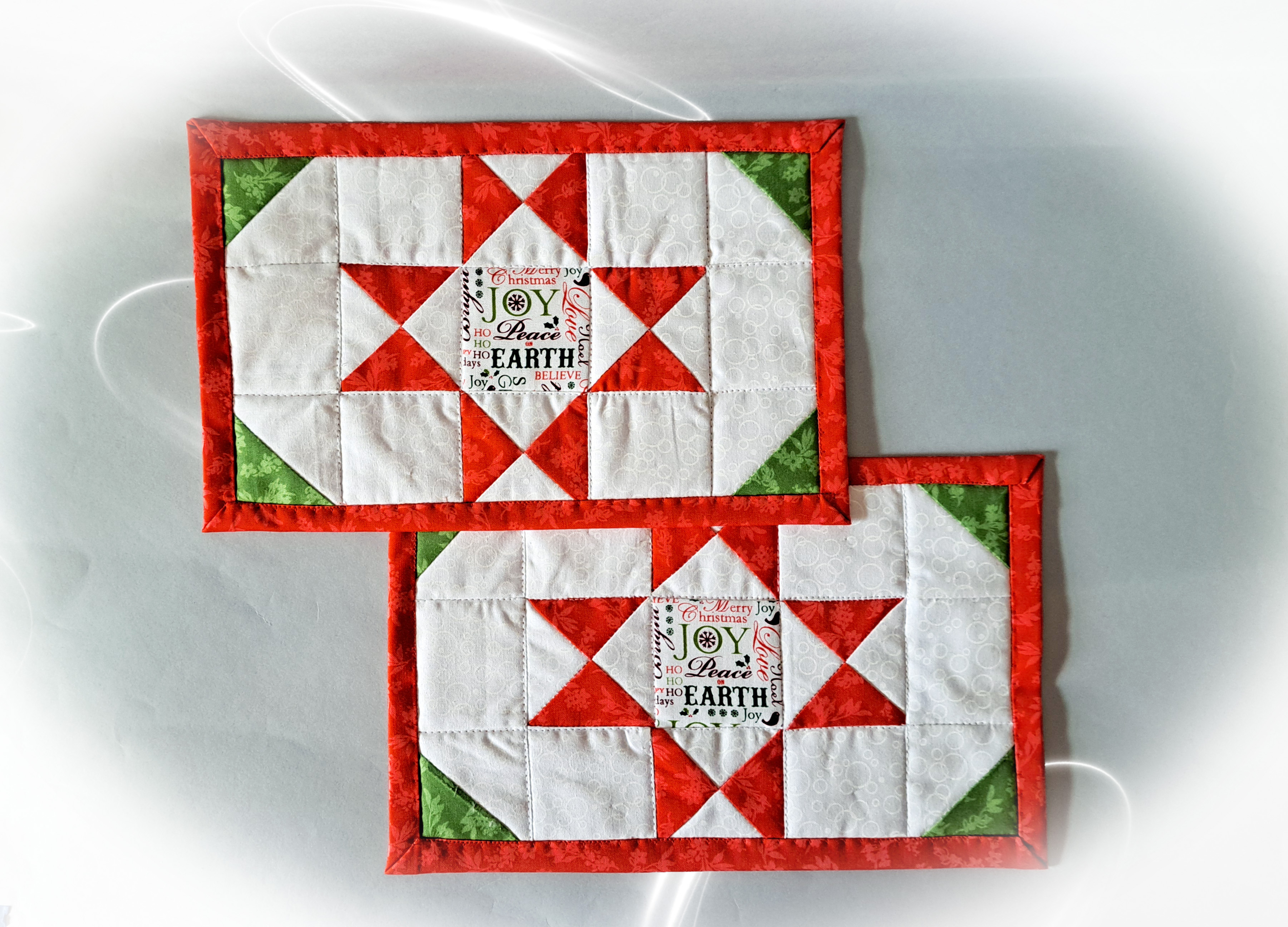 Festive Quilted Mug Rugs