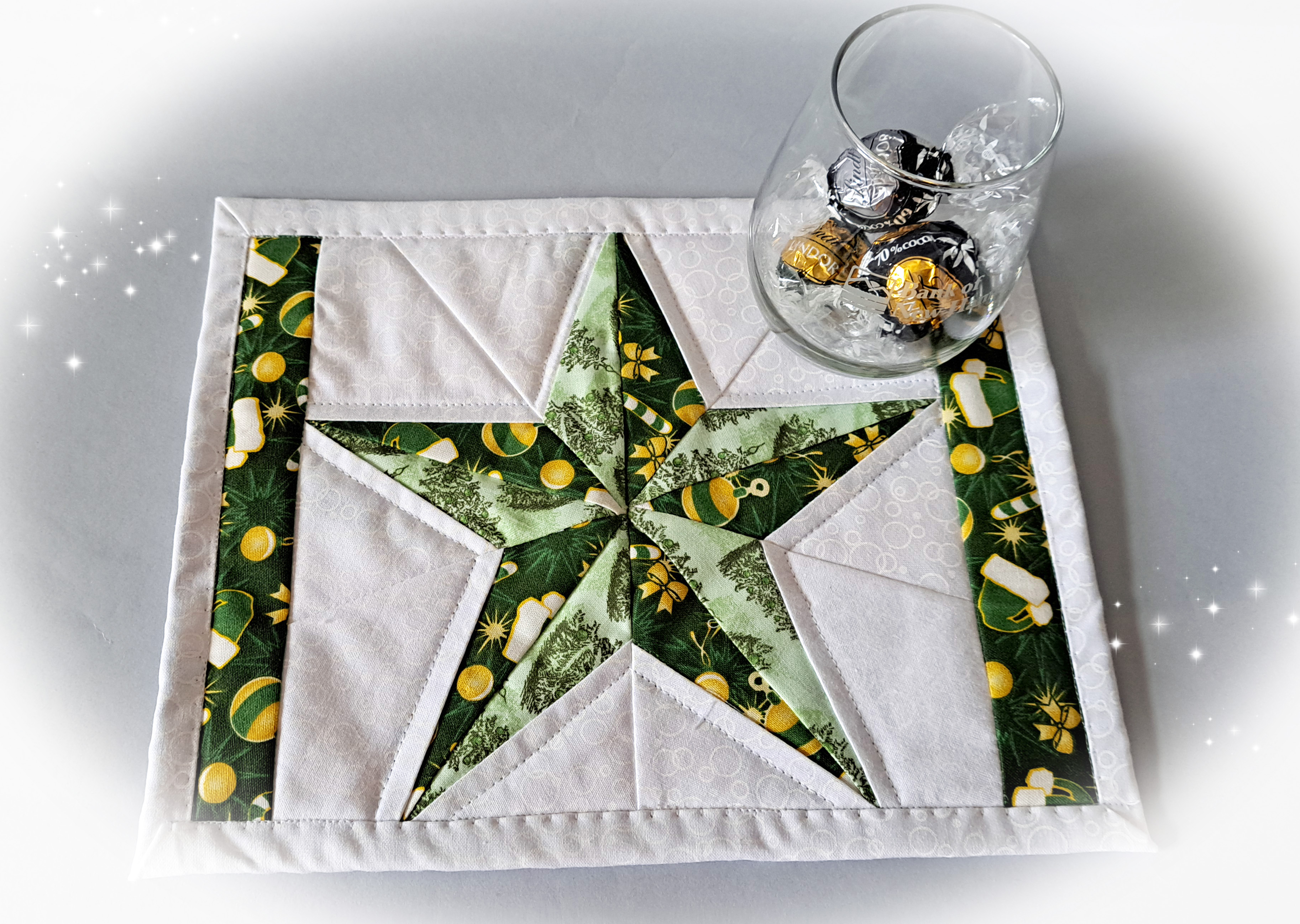 Star Quilted Mug Rugs