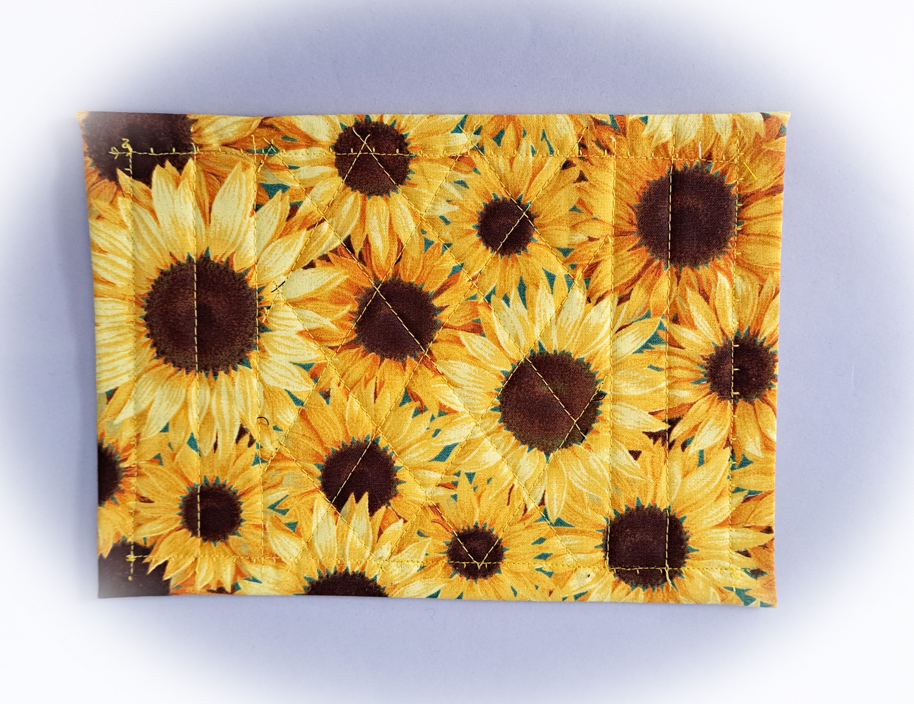 Sunflower Quilted Mug Rugs - Set of 2