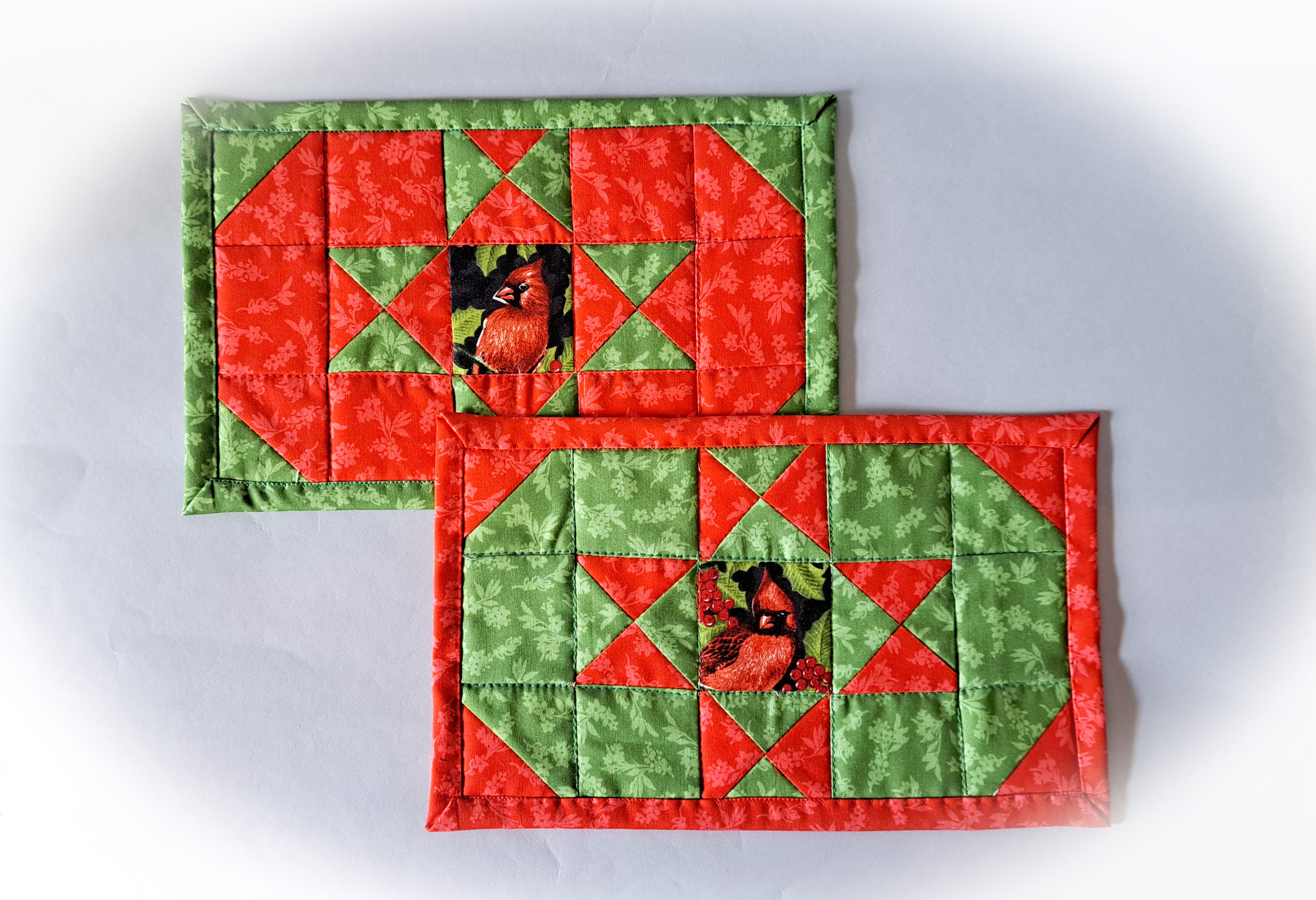 Festive Quilted Mug Rugs