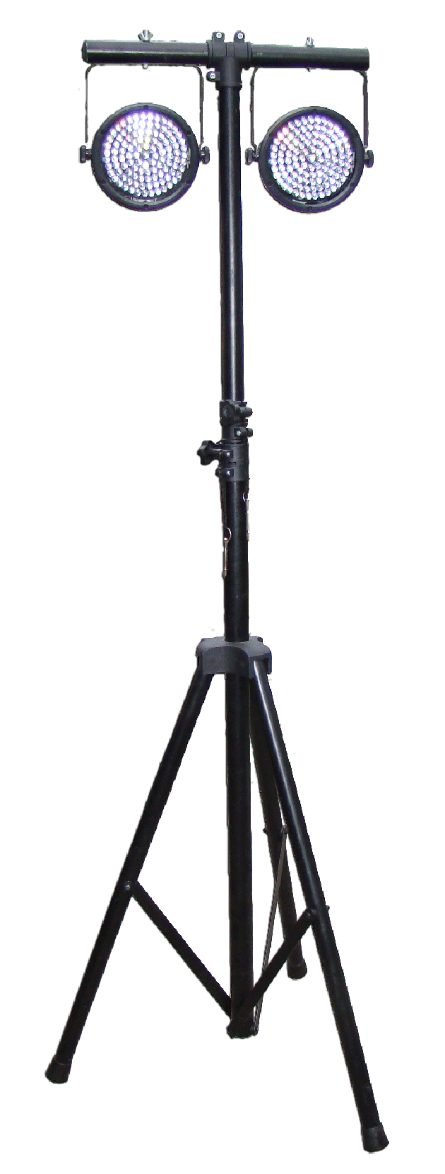 Pied de lumières avec 2 Projecteurs 60x3w - 3m max