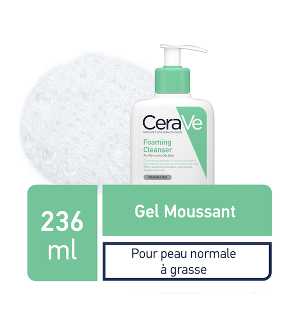 Cerave gel moussant 236ml
