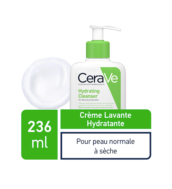 Cerave crème lavante hydratante 236ml