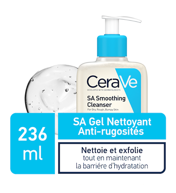 Cerave SA gel moussant anti rugosités 236ml