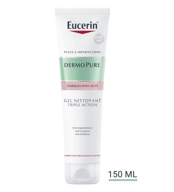 Eucerin Dermopure gel nettoyant triple action 150ml