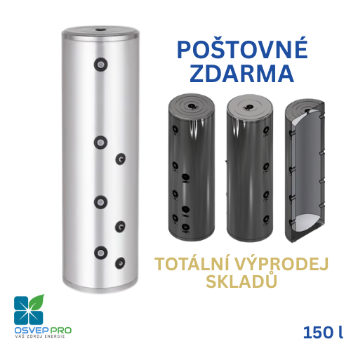 Nerezový akumulační zásobník OSVEP 150 L O-AK150