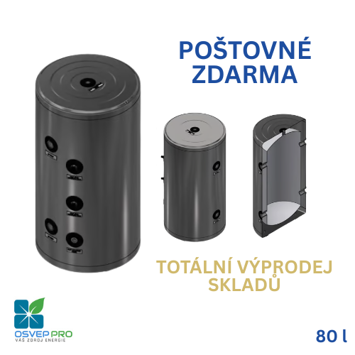 Nerezový akumulační zásobník OSVEP 80L