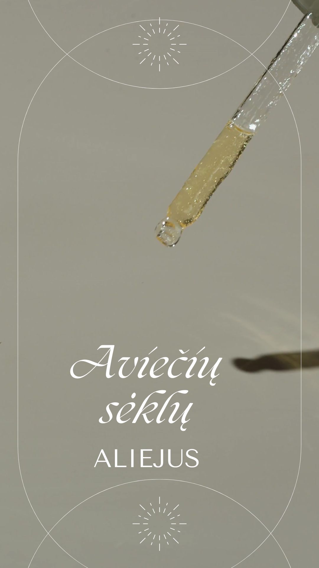 Aviečių sėklų aliejus