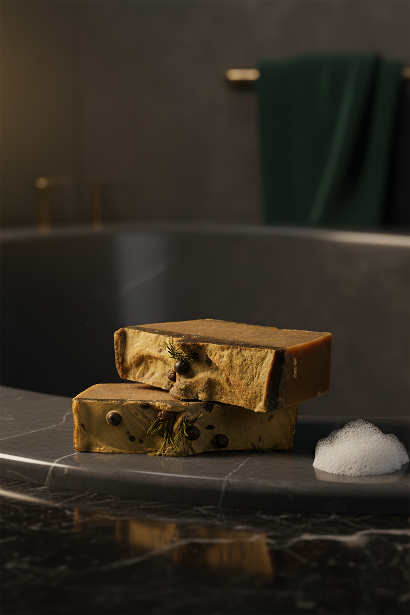 Kietasis kūno prausiklis „Kadagio uoga“