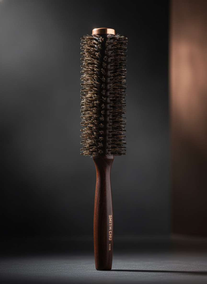 Medinis plaukų šepetys