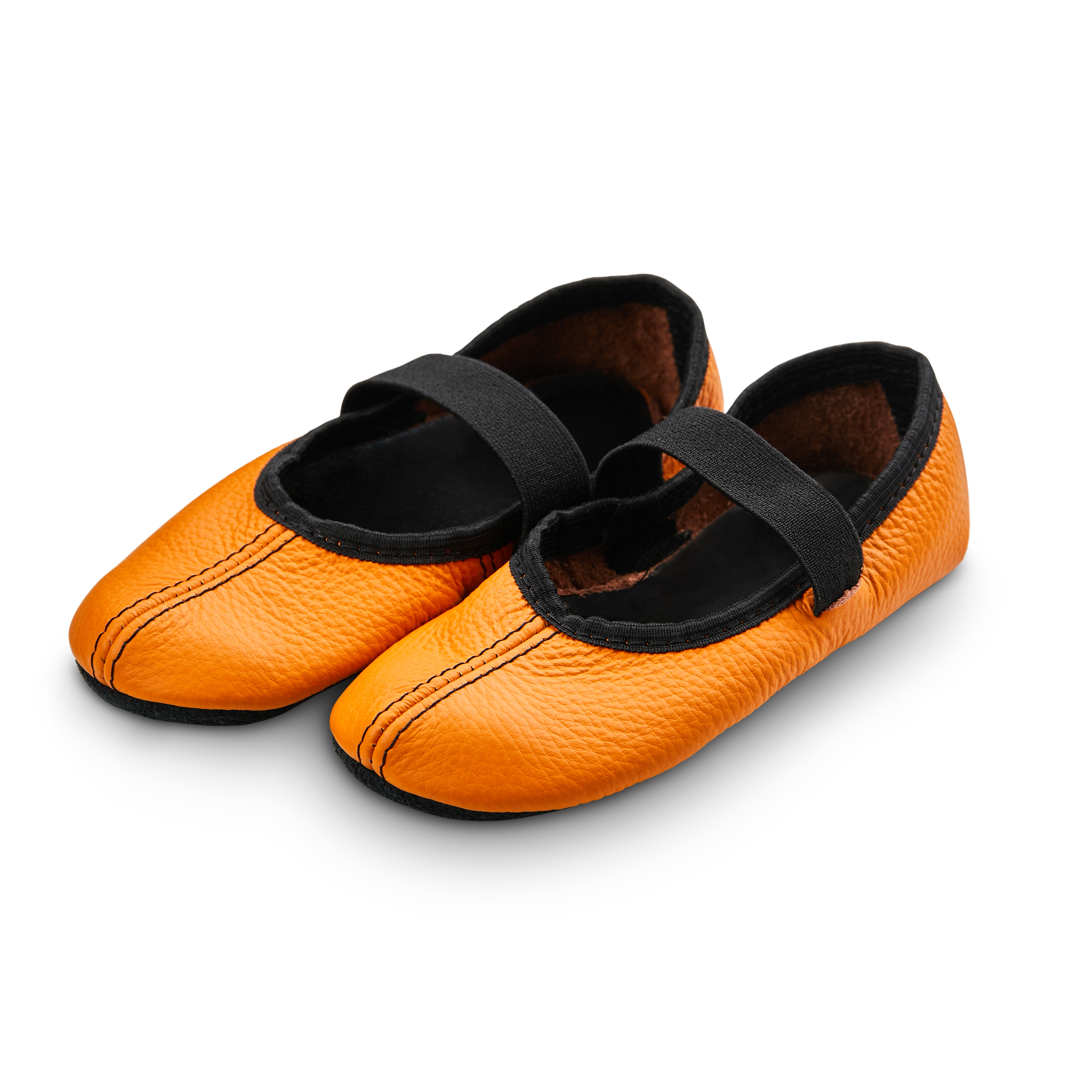 Šokių tapkutės, oranžinės spalvos