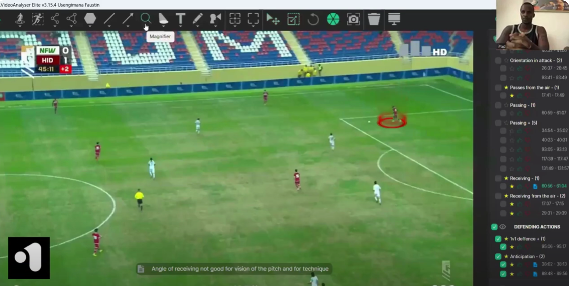 Corrective individual video analysis BASIC