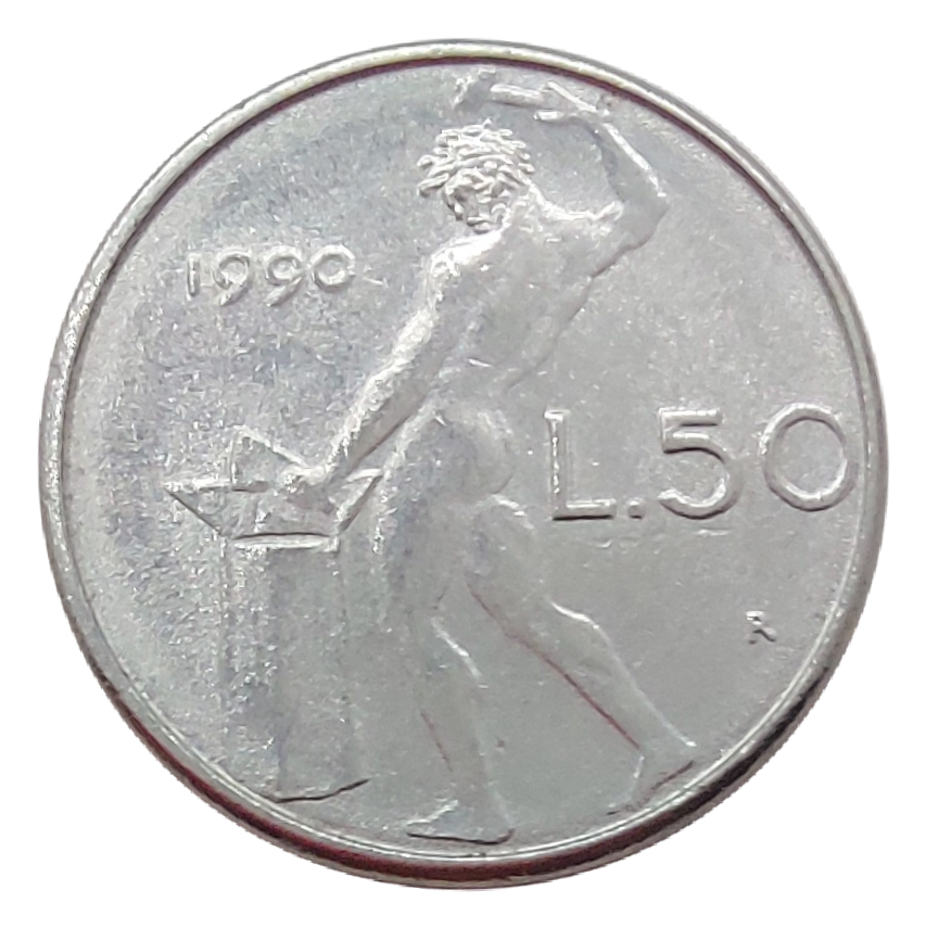 50 lire Vulcano (16,55 mm)