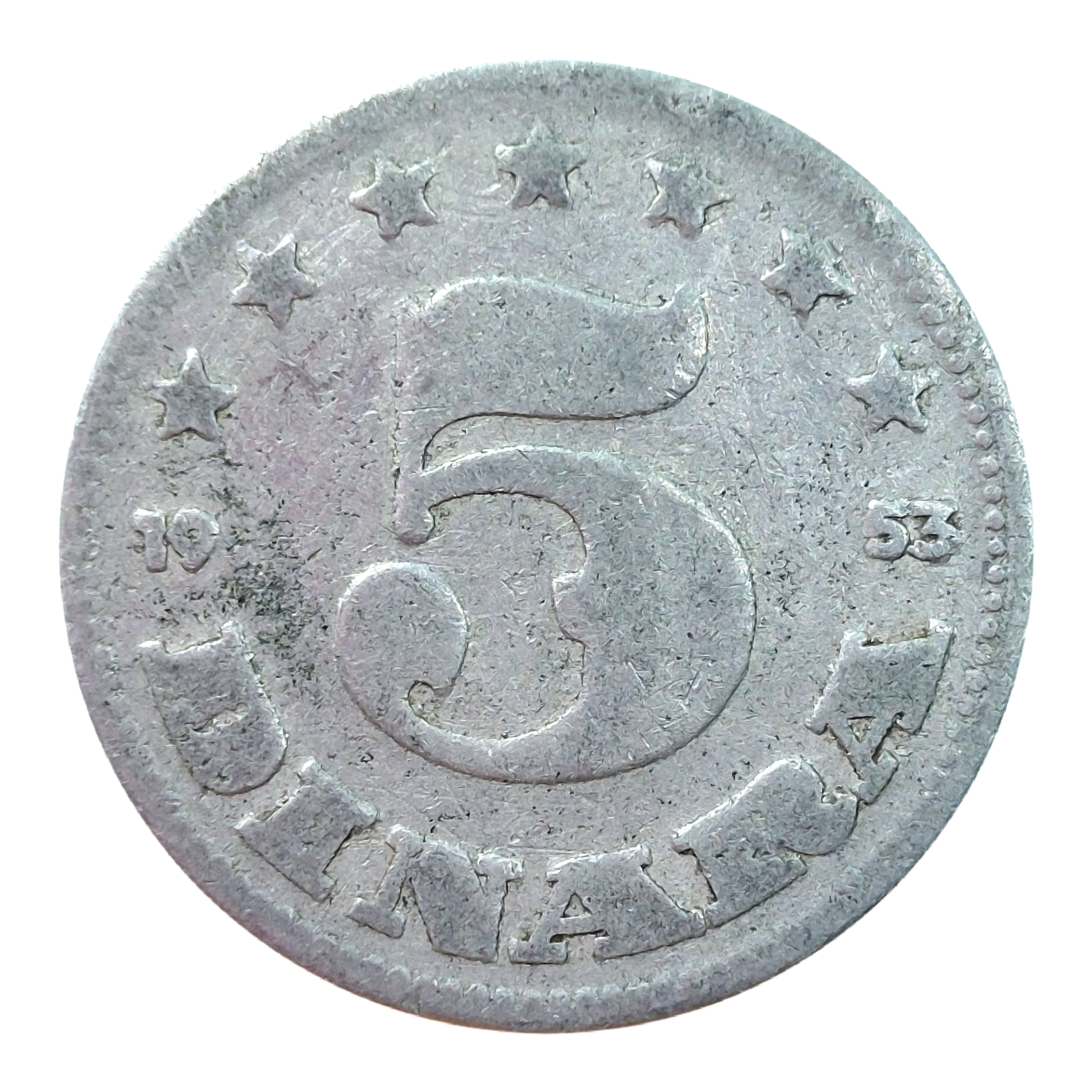 5 Dinari Repubblica Socialista Federale