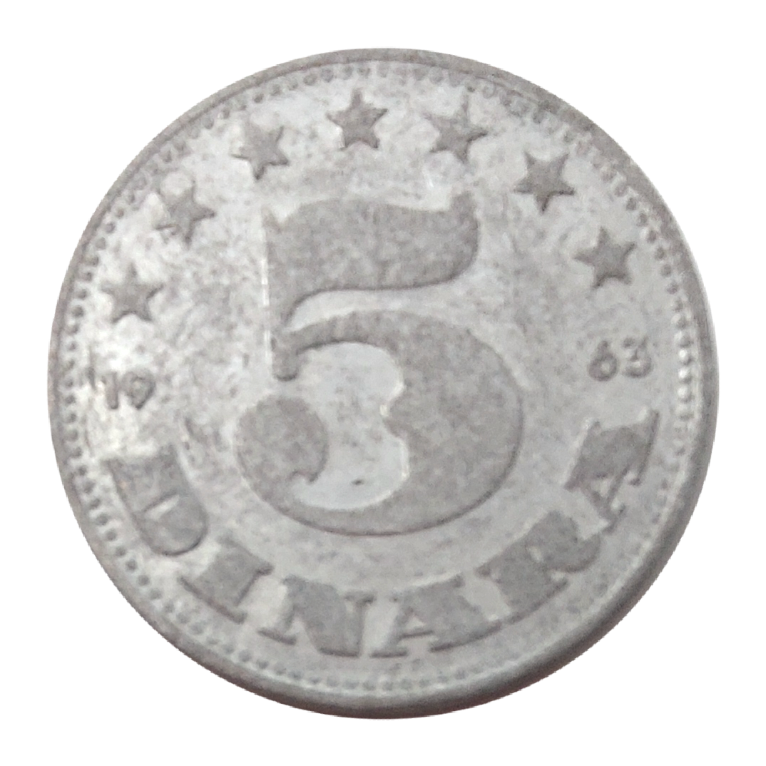 5 Dinari Repubblica Socialista Federale 