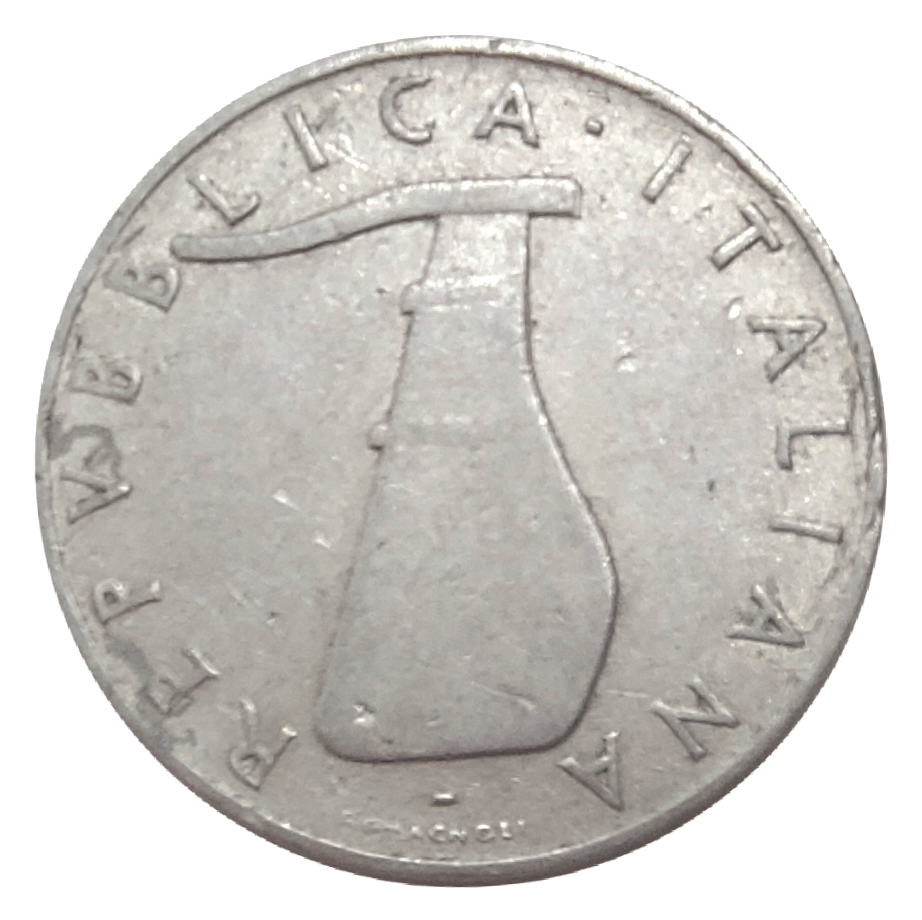 5 lire Delfino 1951-1972