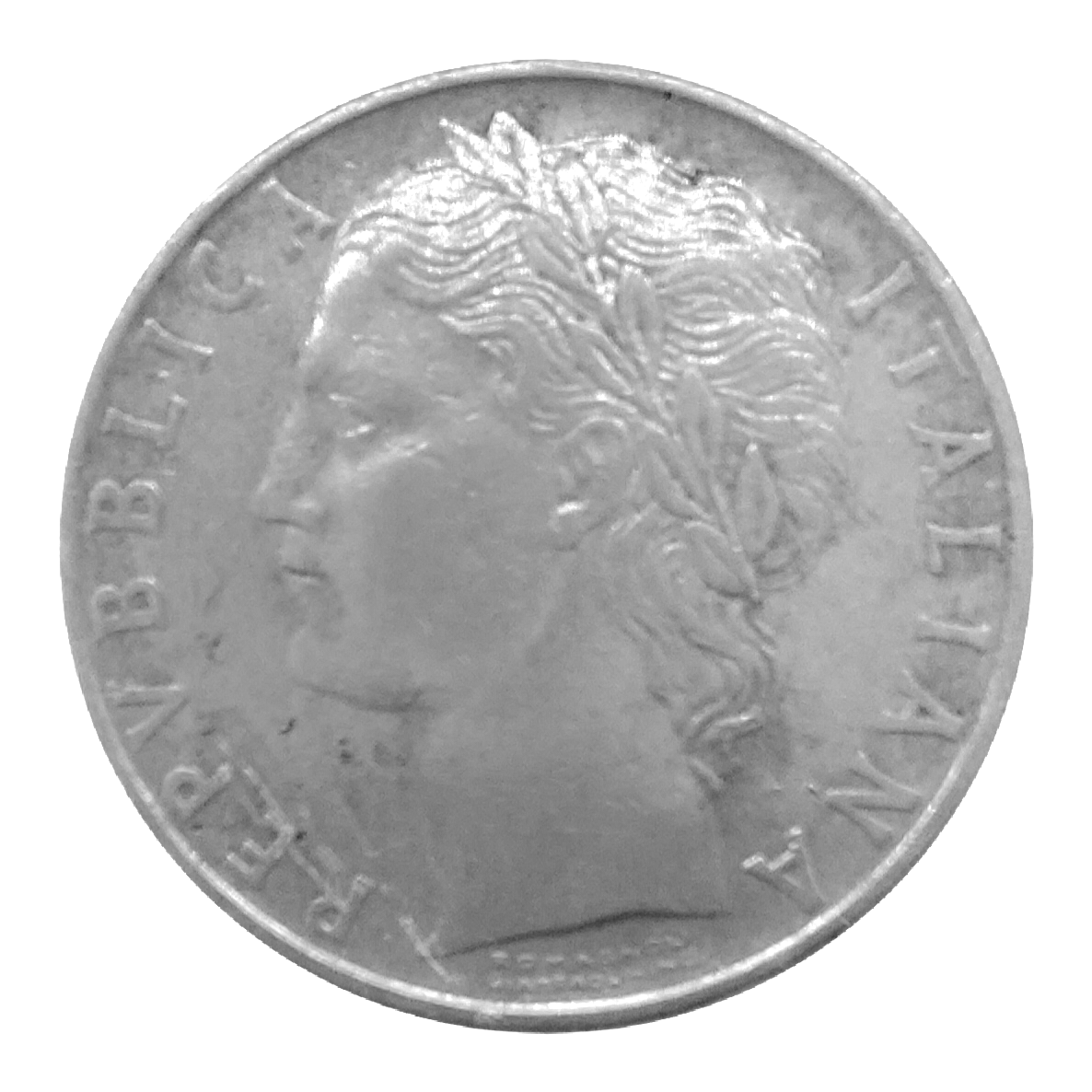 100 lire Minerva (27,8 mm) 1956-1967