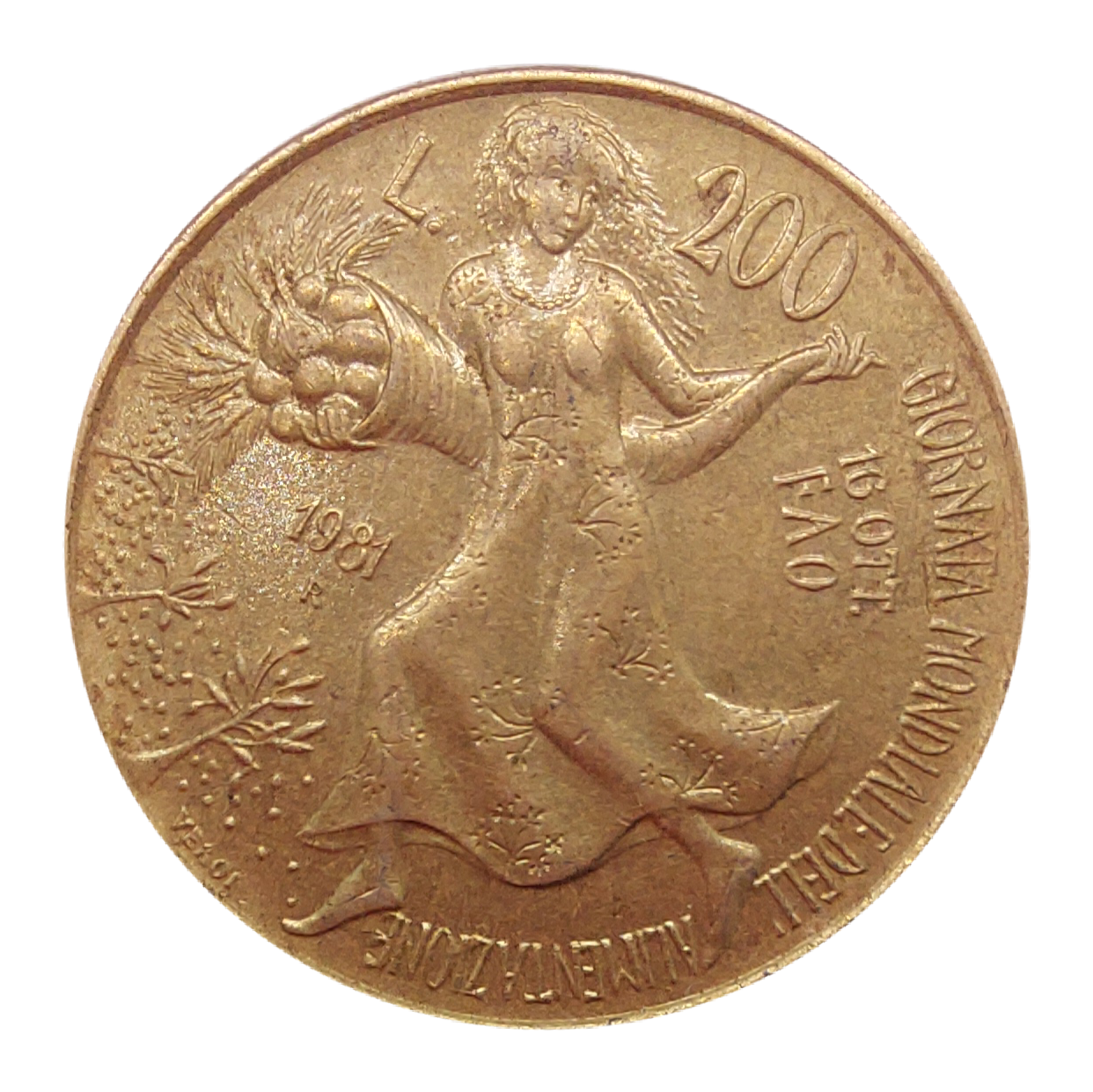 200 lire Commemorative