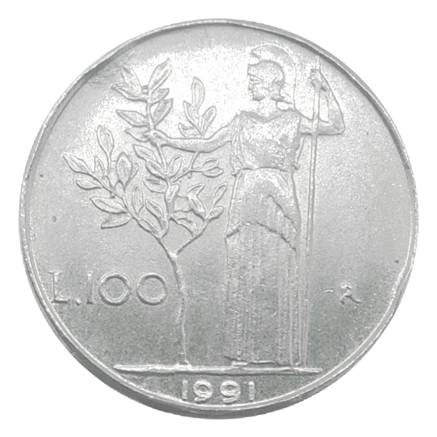 100 lire Minerva (18,3 mm)