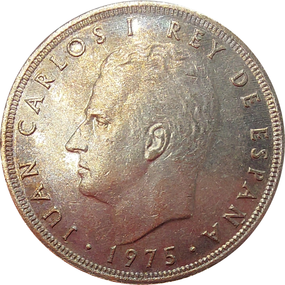 5 Pesetas Juan Carlos I (Coniazione 1975-2001)