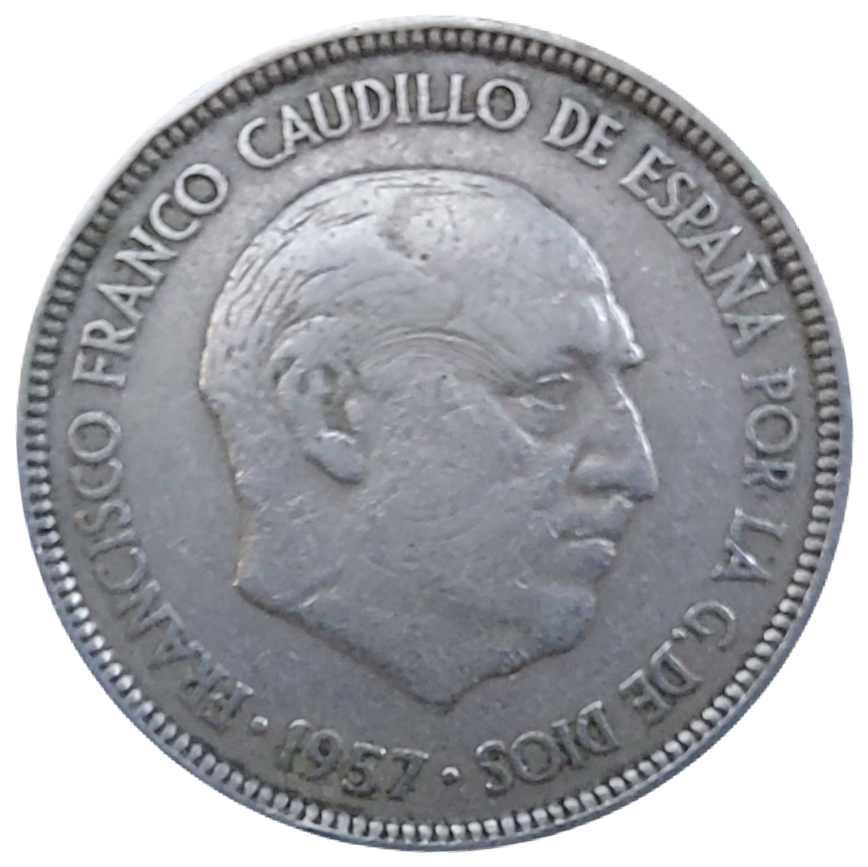 5 Pesetas Francisco Franco (Coniazione 1939-1975)