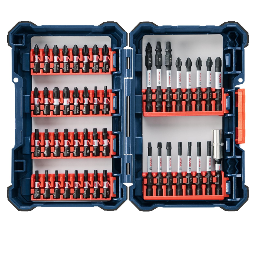 Bosch SDMS48 Impact Tough Screwdriving Set, 48-Piece Set,Blue