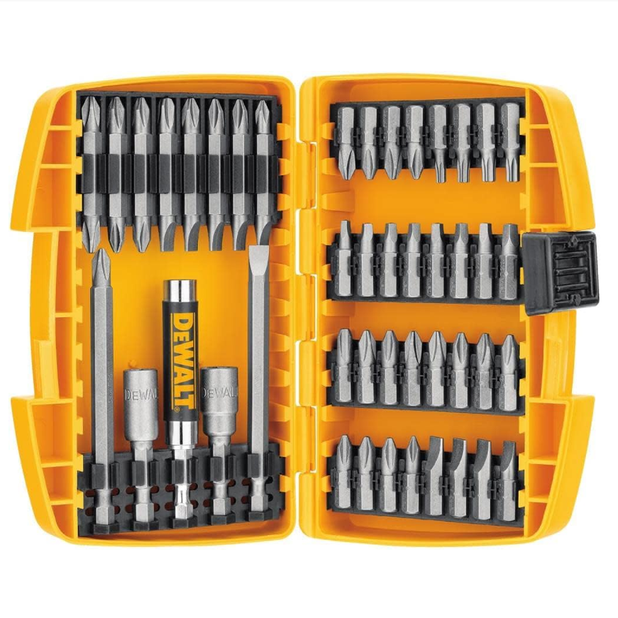 DEWALT Screwdriver Bit Set with Tough Case, 45-Piece (DW2166)