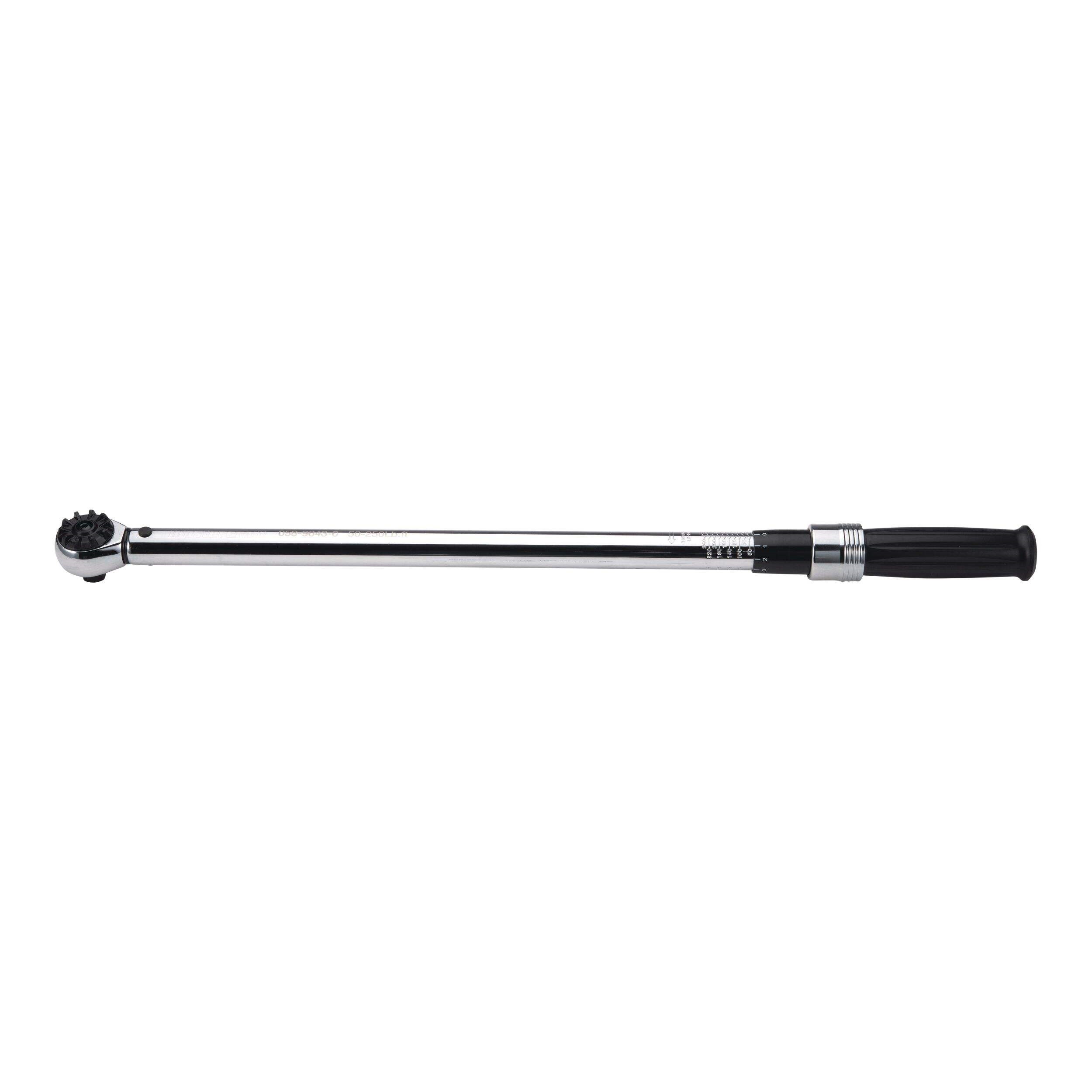 Mastercraft Torque Wrench, 1/2-in Drive, 50-250 ft-lb
