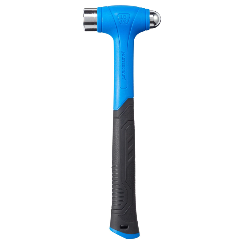 Mastercraft Blue Deadblow Ball Peen Hammer, 16-oz