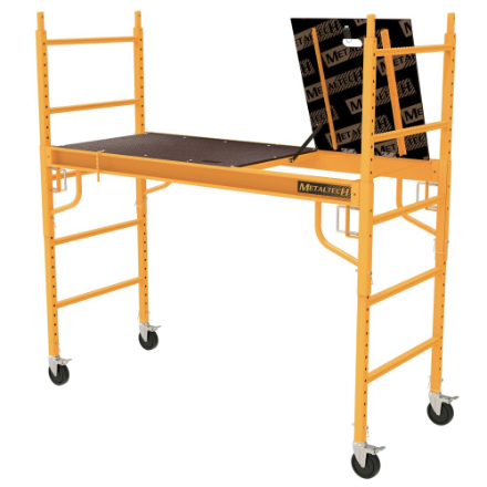 Metaltech Safeclimb 6 ft. x 6 ft. x 2.5 ft. Baker Scaffold with 1,250 lb. Load Capacity
