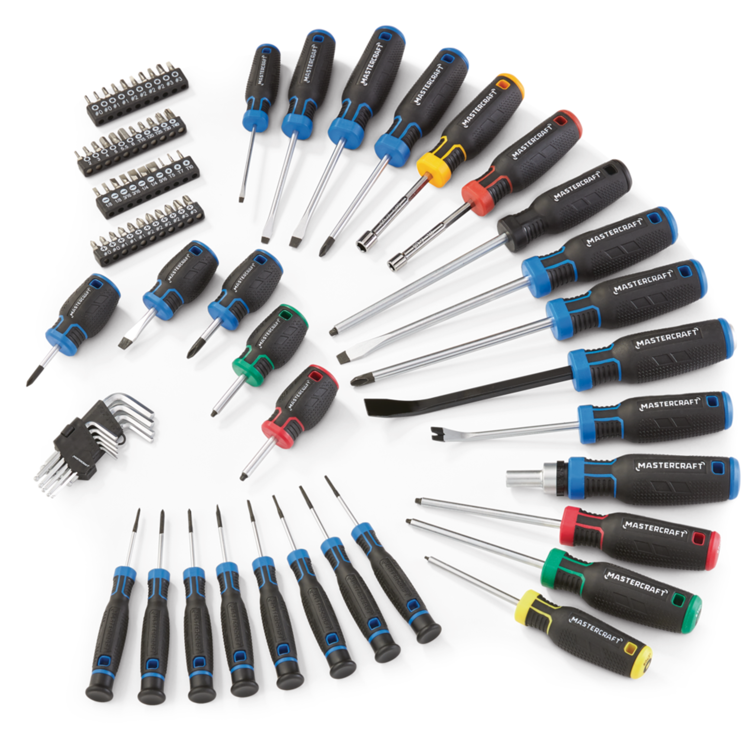 Mastercraft Screwdriver Set, 80-pc