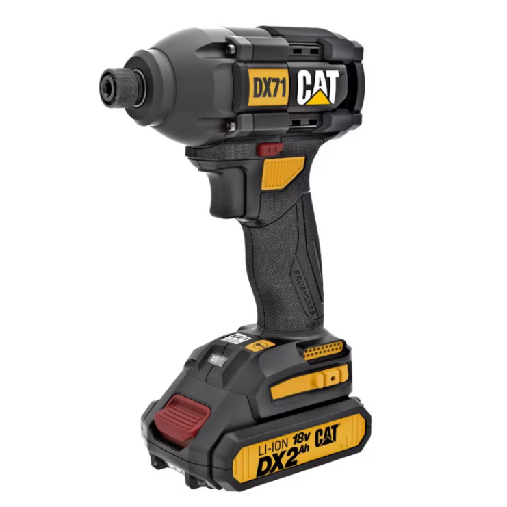 CAT 18V 1/4" Lithium-ion Cordless Impact Driver - with 2 Batteries & Charger