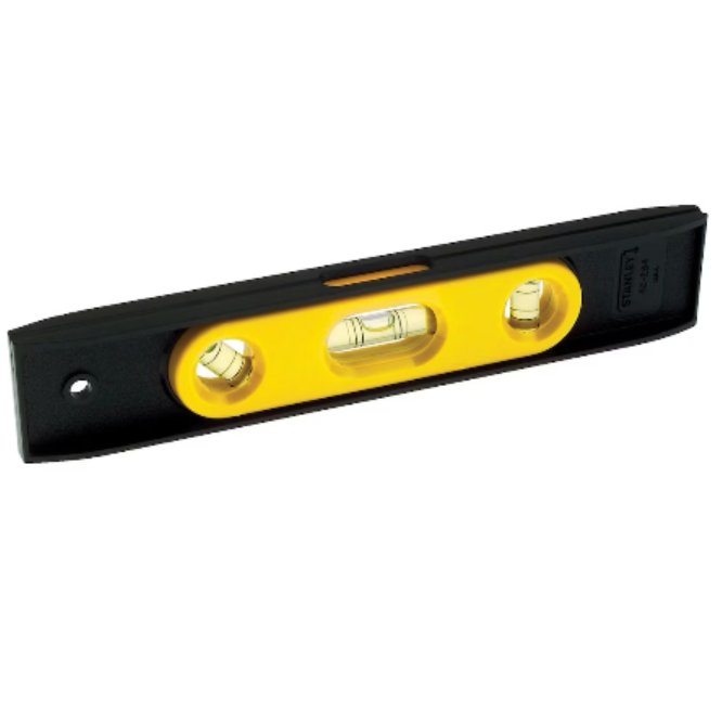 STANLEY 9-inch Magnetic Torpedo Level with Durable Frame