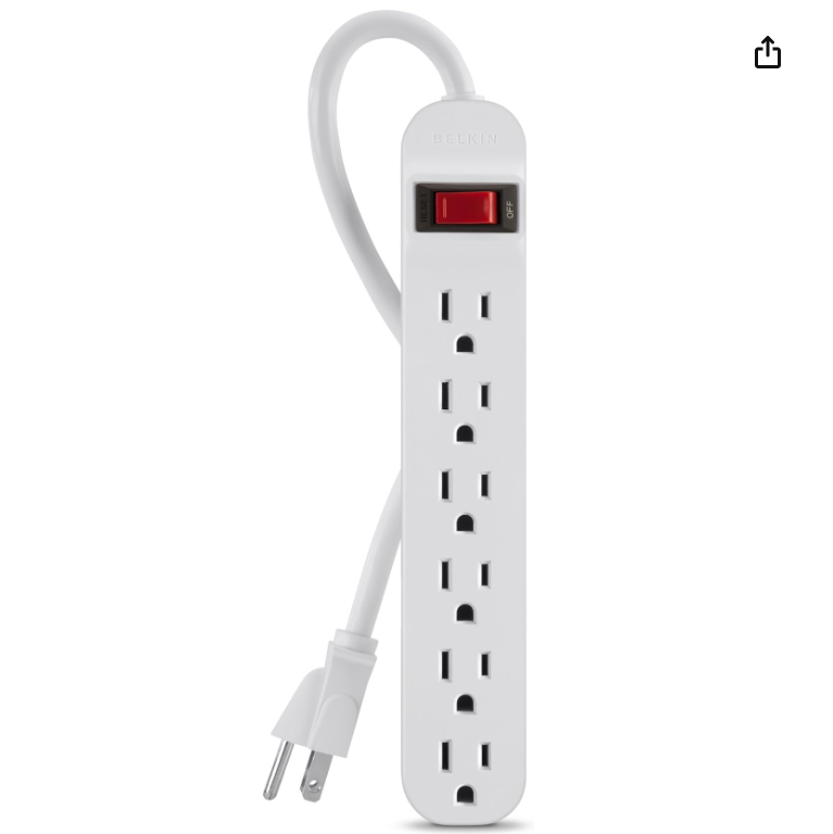 Globe Power Strip 6 outlets 0.5 m