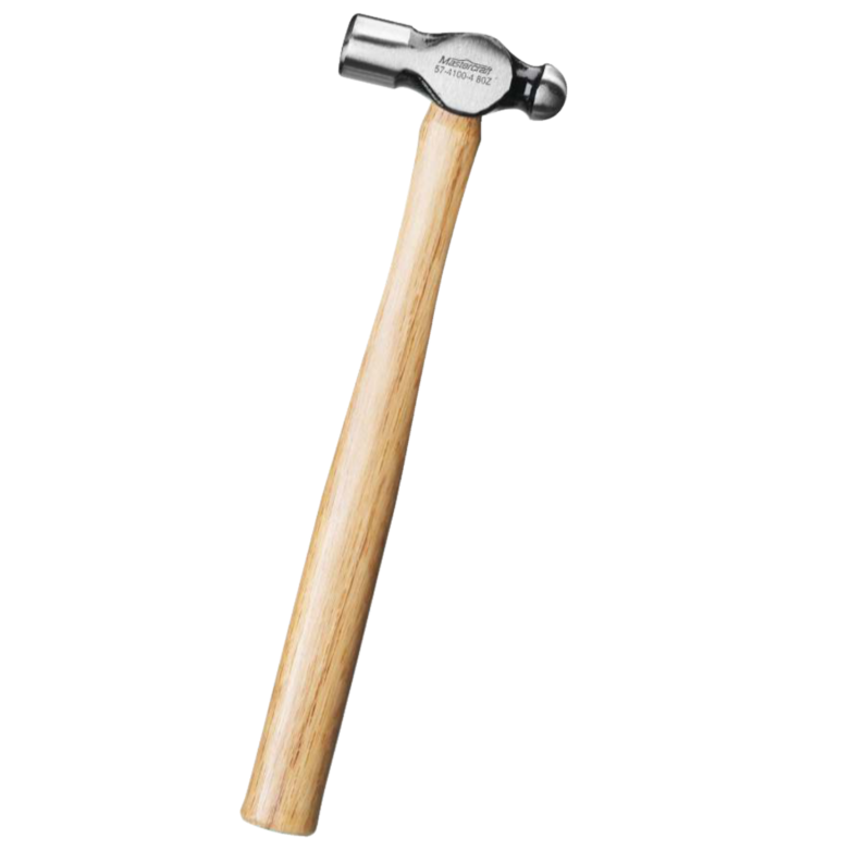 Mastercraft Ball Pein Hammer, Hardwood Handle, 8-oz