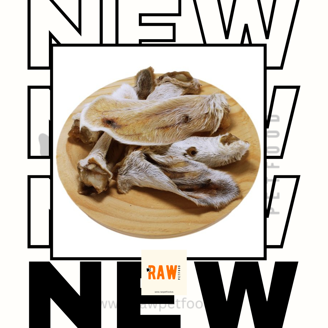 Dehydrated Lamb Ears WITH Fur 4pc