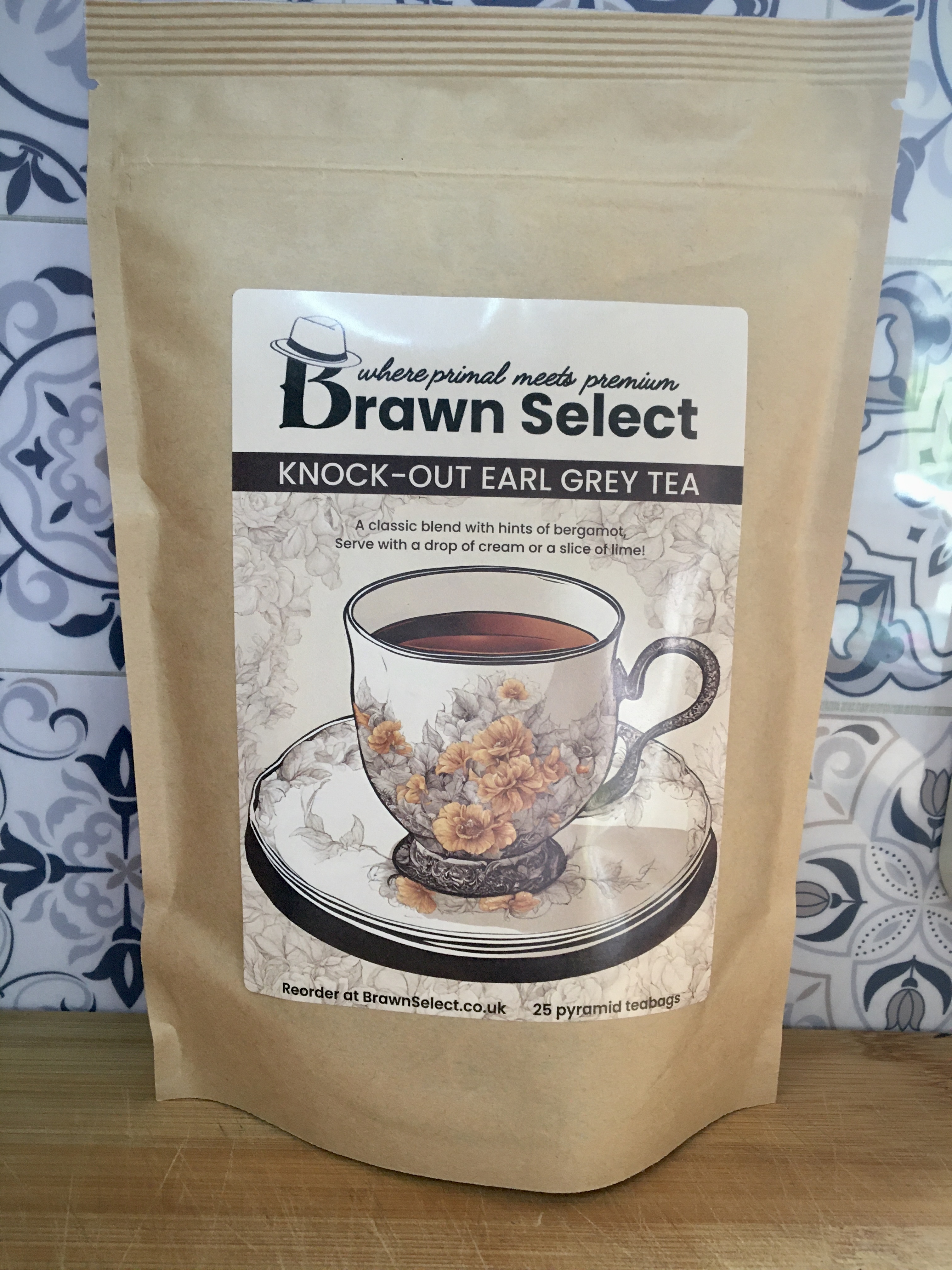 Ketogentility Knock-Out Earl Grey Tea - 25 Pyramid Teabags